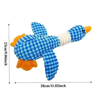 Calming Duck Toy for Dog,Soothing Plush Pet Toys with Sound Quack, Pet Interactive Companion, Chew-Resistant Chew Dogs Cat Toy